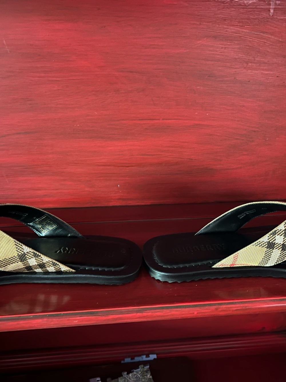 Burberry Black Leather Ballet Flats - Picture 9 of 16